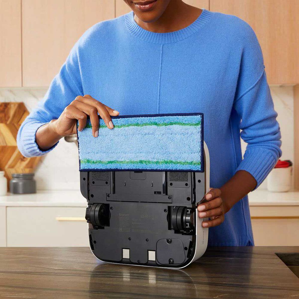 Washable Wet Mopping & Washable Dry Sweeping Pads for Braava jet&reg; m6 Robot Mop, , large image number 3