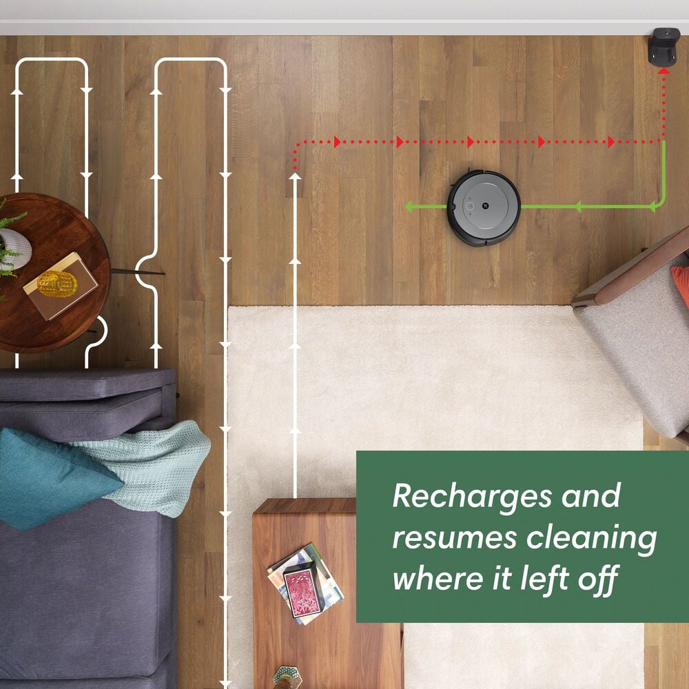 Get the cleaning done with the Roomba&reg; i1 robot vacuum