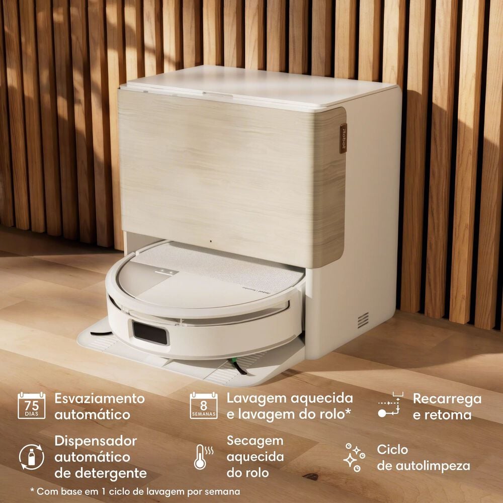 A Base AutoWash&trade; permite uma limpeza imaculada