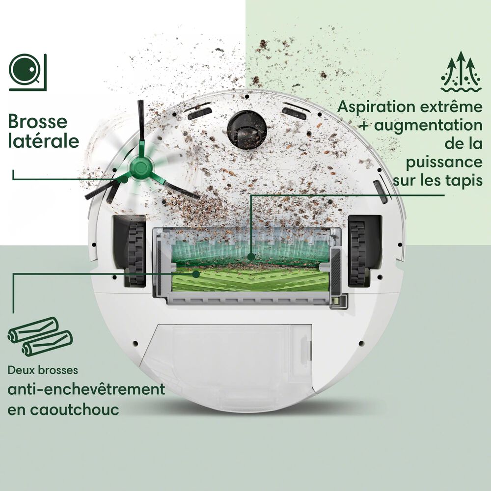 &Eacute;limine la salet&eacute; et la poussi&egrave;re