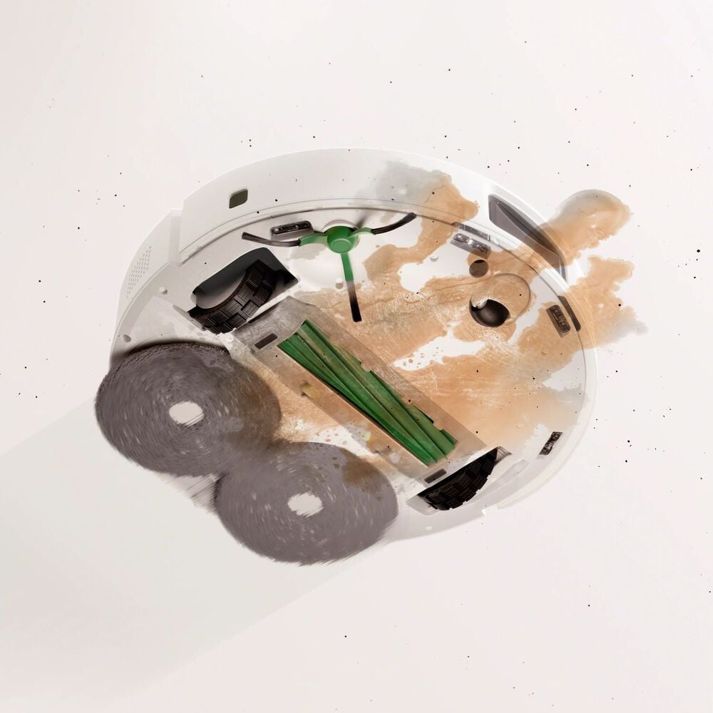 Sterke zuigkracht. Grondig dweilen.