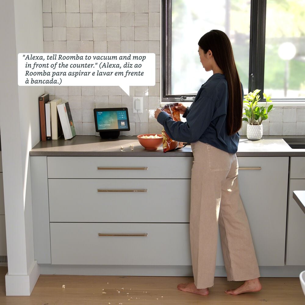 Limpa por comando de voz