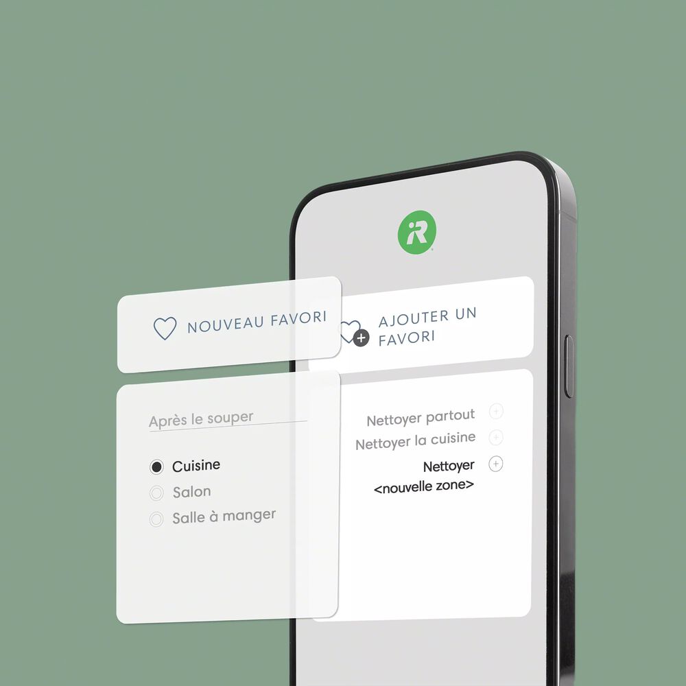 Application iRobot Home facile &agrave; utiliser